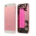 Back Cover Housing Assembly with Middle Frame for iPhone 5s - Pink