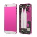 Back Cover Housing Assembly with Middle Frame for iPhone 5s - Rose