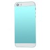 Back Cover Housing Assembly with Middle Frame for iPhone 5s - Shallow Blue