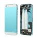 Back Cover Housing Assembly with Middle Frame for iPhone 5s - Shallow Blue