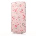 Beautiful Flower Pattern Leather Vertical Flip Case for Samsung Galaxy Note 3 - Pink