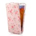 Beautiful Flower Pattern Leather Vertical Flip Case for Samsung Galaxy Note 3 - Pink