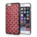 Beautiful Glittering Diamond TPU Protective Case for iPhone 6 4.7 inch - Red/Black