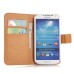 Beautiful Picture Design Built-in Wallet Magnetic Stand Folio Leather Case for Samsung Galaxy S4 i9500 - Rainbow Stripe