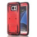 Belt Clip Holster Shell PC Hard Back Case Cover for Samsung Galaxy S7 Edge G935 - Red