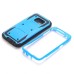 Belt Clip Holster Shell PC Hard Back Case Cover for Samsung Galaxy S7 G930 - Blue