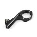 Bike Motorcycle Aluminum Handlebar Bar Mount Adapter for GoPro Hero 3+ / 3 / 2 / 1 - Black