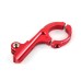 Bike Motorcycle Aluminum Handlebar Bar Mount Adapter for GoPro Hero 3+ / 3 / 2 / 1 - Red