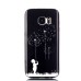 Black Dandelion Pattern Ultra Slim Soft TPU Case Back Cover for Samsung Galaxy S7 G930