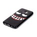 Black Monster Teeth Ultra Slim Soft TPU Case Back Cover for Samsung Galaxy S7 G930