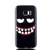 Black Monster Teeth Ultra Slim Soft TPU Case Back Cover for Samsung Galaxy S7 G930