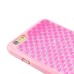 Bling Rhinestone Inlaid TPU Protective Back Case for iPhone 6 Plus - Magenta/Pink