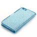 Bling Rhinestone Magnetic Folio Leather Case with Card Slot for iPhone 6 4.7 inch - Light Blue