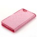 Bling Rhinestone Magnetic Folio Leather Case with Card Slot for iPhone 6 4.7 inch - Pink