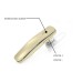 Bluetooth 4.0 Stereo Headset For All Bluetooth Enabled Devices  - Light Gold (including a Mono Earpiece)