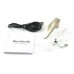 Bluetooth 4.0 Stereo Headset For All Bluetooth Enabled Devices  - Light Gold (including a Mono Earpiece)