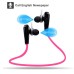 Bluetooth Wireless Headset Stereo Sport Earphone For iPhone Samsung - Pink