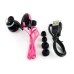 Bluetooth Wireless Headset Stereo Sport Earphone For iPhone Samsung - Pink