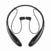 Bluetooth Wireless Stereo Neckband Earphone for iPhone Samsung Smartphone - Black