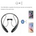 Bluetooth Wireless Stereo Neckband Earphone for iPhone Samsung Smartphone - Black