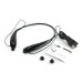 Bluetooth Wireless Stereo Neckband Earphone for iPhone Samsung Smartphone - Black