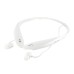 Bluetooth Wireless Stereo Neckband Earphone for iPhone Samsung Smartphone - White