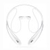 Bluetooth Wireless Stereo Neckband Earphone for iPhone Samsung Smartphone - White