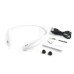 Bluetooth Wireless Stereo Neckband Earphone for iPhone Samsung Smartphone - White
