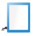 Bright Color Touch Screen Glass Digitizer Replacement Part For iPad 2 - Blue