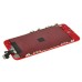 Bright Color iPhone 5 Digitizer Touch Panel Screen With LCD Display Screen + Flex Cable + Supporting Frame + Home Button - Red