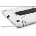 Build-In Stand Silicone And Plastic Assembly Case Cover For iPad 2 / 3 / 4 - White