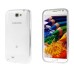 Candy Color Transparent TPU Case For Samsung Galaxy Note 2 N7100 - White