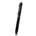 Capacitive Stylus + LED Flashlight + Laser Pointer For iPhone iPod iPad - Black