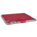 Carbon Fiber Horizontal Flip Leather Case Cover For iPad 2 / 3 / 4 - Red