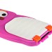 Cartoon Series Owl Design Silicone Case For iPhone 5 iPhone 5s- Magenta