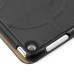 Circle Pattern Flip Stand Leather Case for iPad Air - Black