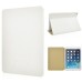 Circle Pattern Flip Stand Leather Case for iPad Air - White