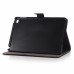 Classical Magnetic Flip Stand Leather Smart Cover Case With Wake / Sleep Function For iPad Mini 4 - Black