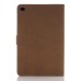 Classical Magnetic Flip Stand Leather Smart Cover Case With Wake / Sleep Function For iPad Mini 4 - Brown