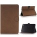 Classical Magnetic Flip Stand Leather Smart Cover Case With Wake / Sleep Function For iPad Mini 4 - Brown