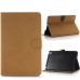 Classical Magnetic Flip Stand Leather Smart Cover Case With Wake / Sleep Function For iPad Mini 4 - Yellow-Brown