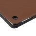 Classical Magnetic Flip Stand Leather Smart Cover Case with Wake / Sleep Function for iPad Air 2 (iPad 6) - Dark Brown