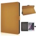 Classical Magnetic Flip Stand Leather Smart Cover Case with Wake / Sleep Function for iPad Air 2 (iPad 6) - Light Brown