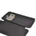 Classical Mat Texture Leather And Alloy Back Cover With NFC For Samsung Note 2 N7100 - Black / White