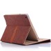 Classical Retro Trend High Impact Folio Old Fashion Leather Flip Stand Case Folding Cover With Belt Clip Buckle For iPad Air iPad 5