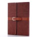 Classical Retro Trend High Impact Folio Old Fashion Leather Flip Stand Case Folding Cover With Belt Clip Buckle For iPad Air iPad 5