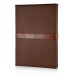 Classical Retro Trendy High Impact Folio Old Fashion Leather Flip Stand Case Folding Smart Cover With Belt Clip Buckle For iPad Mini 4 - Brown