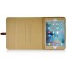 Classical Retro Trendy High Impact Folio Old Fashion Leather Flip Stand Case Folding Smart Cover With Belt Clip Buckle For iPad Mini 4 - Brown