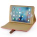 Classical Retro Trendy High Impact Folio Old Fashion Leather Flip Stand Case Folding Smart Cover With Belt Clip Buckle For iPad Mini 4 - Red