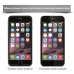 Colored 0.26mm 2.5d 9h Ultra-Thin Tempered Glass Screen Protector For iPhone 6 Plus - Black